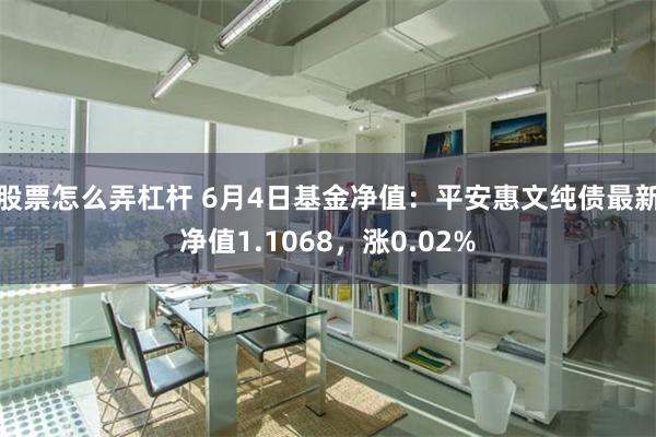 股票怎么弄杠杆 6月4日基金净值：平安惠文纯债最新净值1.1068，涨0.02%