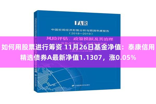 如何用股票进行筹资 11月26日基金净值：泰康信用精选债券A最新净值1.1307，涨0.05%